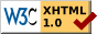 xhtml validation icon